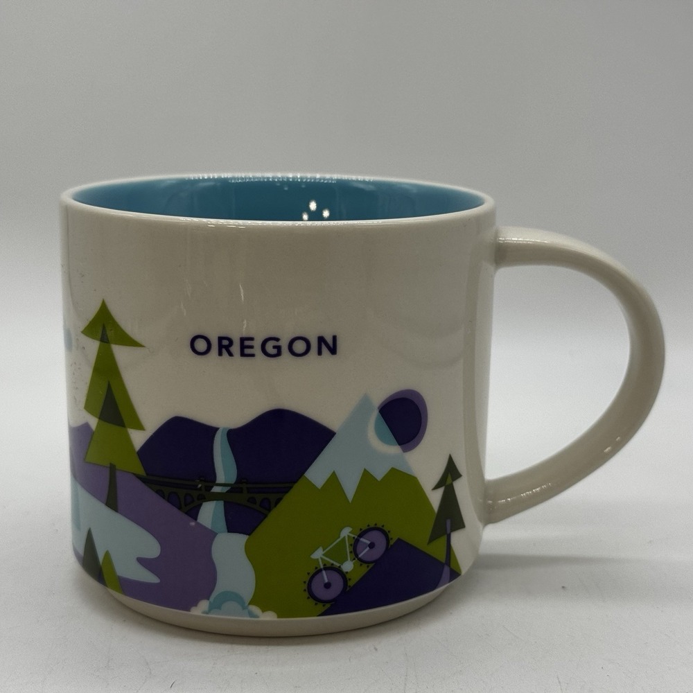 Starbucks Coffee Mug 2016 Oregon You Are Here Collection 14 Oz No Box